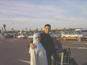 moi nabil et maman
