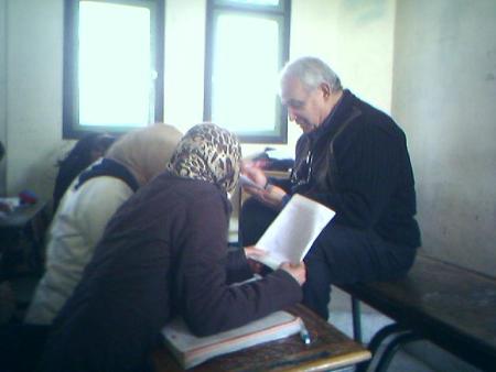 la c encore moi avec notre prof d arab