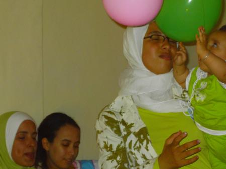 la c moi avec la petite aya a son annivairssaire